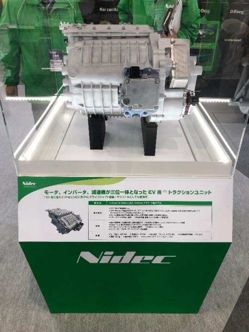 日本电产 nidec 的电动汽车用驱动马达系统 e axle 系列之200kw与50kw两款产品问世